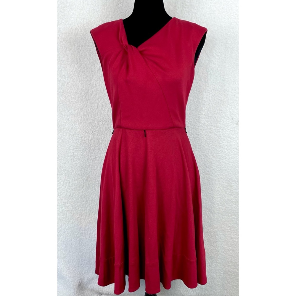 ELIZA J • Red Twist Knot Sleeveless Mini Dress, 2P - Picture 9 of 16